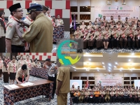 Koordinasi Pelaksanaan Teknis Dalam Program Kepramukaan dan Pelantikan Pengurus Pangkalan Saka Bakti Husada BKK Merauke