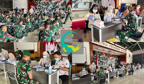 Pelaksanaan skrining faktor risiko penyakit HIV/ TB/ dan Malaria terhadap Satgas Pamtas RI Purna Tugas