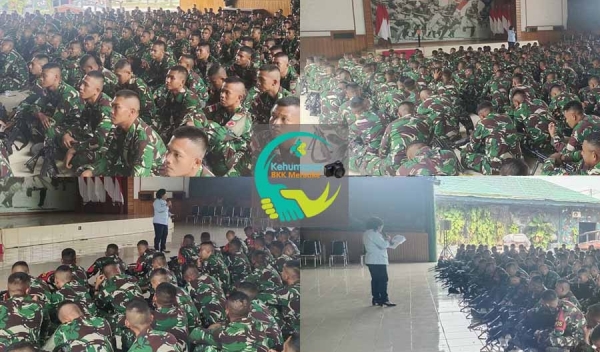 Pembekalan Kepada Personel Satgas Pamtas RI-PNG Yonif 312/KH